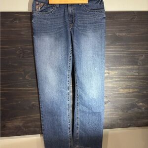 Ariat Men’s Bootcut Jeans in Medium Blue Wash